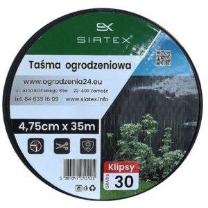 Taśma ogrodzeniowa - 4,75 cm / 35 m - Antracyt - OtoSiatka.pl