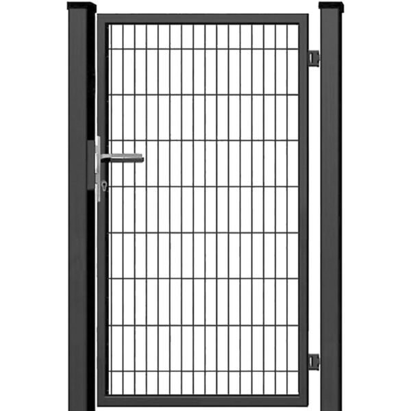 Furtka ogrodowa SX 656 - 100cm x 170cm - Antracyt - Ikona - OtoSiatka.pl